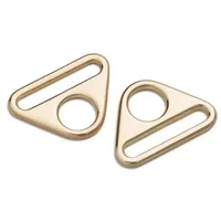Prym 615834 Triangel-Ringe mit Steg 30 mm new gold