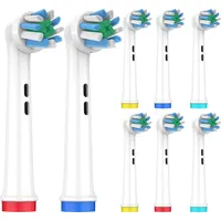 Perfekto24 Aufsteckbürsten Kompatibel für Oral B Zahnbürsten (8er Pack)