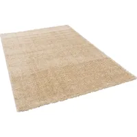 Pergamon Hochflor Langflor Teppich Aloha Beige, 140x200cm