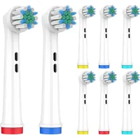 Perfekto24 Aufsteckbürsten Kompatibel für Oral B Zahnbürsten (8er Pack)