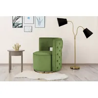 Kayoom »Drehsessel Beverly 125, drehbar, Gestell aus Eisen,samtige Oberfläch«,