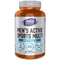 NOW Foods Men's Aktives Sport-Multivitamin 180 Softgel-Kapseln