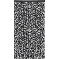 Arsvita Flauschvorhang 100x200 meliert schwarz - grau - weiß