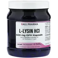Hecht Pharma L-Lysin 500 mg GPH Kapseln 750 st
