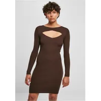URBAN CLASSICS Cut Kleid Brown 4XL