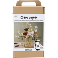 Creativ Company DIY Sets Krepppapier Kreativ Set Krepppapier, Blumenstrauß,