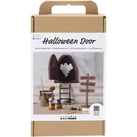 Creativ Company DIY Sets Basisversion Kreativ Set Halloween-Tür, Kreativ