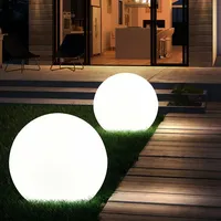 ETC Shop 2er Set LED Solarkugel Steckleuchten, H 62