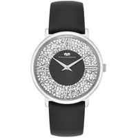 RHODENWALD & SÖHNE - Quarzuhr Pamina in Silber Echtleder