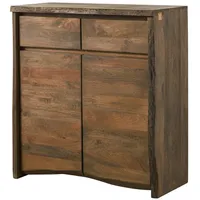 Massivmoebel24 Highboard (Mango 100x48x111 braun geölt PURE MANGO #201)