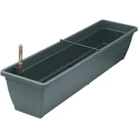 Geli Balkonkasten AQUA TOSCANA Anthrazit 80 cm mit Bewässerungssystem