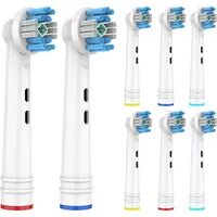 Perfekto24 Aufsteckbürsten Kompatibel für Oral B Zahnbürsten (8er Pack)