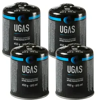 GORANDO 4 x Gaskartusche Butan/Propan - 450g - Universal