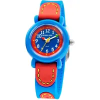 JACQUES FAREL KFW 1000 30 mm Silikongehäuse Blau Silikonarmband