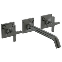 Ideal Standard Joy Neo Fertigmontageset BD153A5 für 3-Loch-Waschtisch-Armatur, Kreuzgriffe,