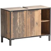 Schildmeyer Waschbeckenunterschrank Jaap Old Style dark 79,8 x 33
