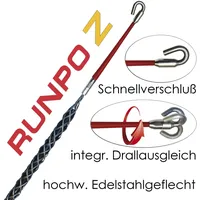 Runpotec Kabeleinziehstrumpf RUNPO Z Kabel-D.6-9mm RUNPOTEC