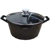 Cheffinger DIAMOND hoher Kochtopf Ø32cm Induktion Marmorbeschichtung