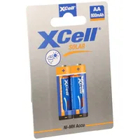 XCell Solar Akkus X800AA Ni-MH 1,2V 800mAh 2er Blister