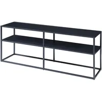 [en.casa] Fernsehtisch Solund 120x30x46cm Schwarz