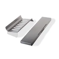 Alfa Forni Kit Hybrid 5 Pizze Edelstahl silber
