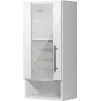 WELLTIME Hängeschrank WELLTIME "Jaca", weiß, B:30cm H:64cm T:20cm, Holzwerkstoff,