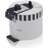 TonerPartner Kompatibel zu Brother DK22205 P-Touch Etiketten weiss 62mm