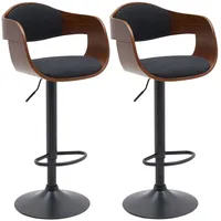 CLP 2er Set Barhocker Kingston Mit Hochwertiger Polsterung I
