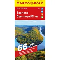 Mairdumont MARCO POLO Freizeitkarte 30 Saarland, Obermosel, Trier 1:115.000
