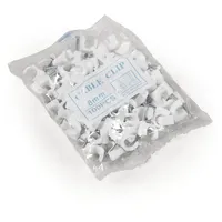 McPower - Kabelschellen | 100er-Pack, weiß, 8 mm