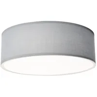 Einlicht Deckenleuchte Fabric, grau, E27-Fassung, Ø 30 cm
