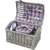 [casa.pro] Picknickkorb Folldal Komplettset für 2 Personen 40 x