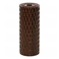 VidaXL Balkon-Sichtschutze 10 Stk. Braun Schwarz 255x19 cm Poly