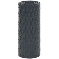 VidaXL Balkon-Sichtschutze 5 Stk. Anthrazit 255x19 cm Poly Rattan