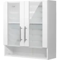 WELLTIME Hängeschrank WELLTIME "Jaca", weiß, B:60cm H:64cm T:20cm, Holzwerkstoff,