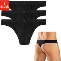 H.I.S. String schwarz S 3er Pack