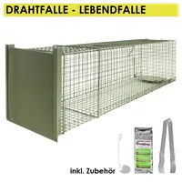 Petigi Lebendfalle Drahtfalle 120 x 29 x 31 cm