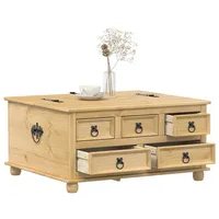VidaXL Truhe Corona 90x78x45 cm Massivholz Kiefer