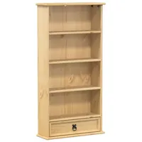 VidaXL CD-Schrank Corona 52x17,5x103 cm Massivholz Kiefer