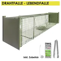 Petigi Lebendfalle Drahtfalle 150 x 29 x 31 cm