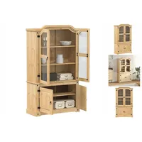 VidaXL Vitrine Corona 103,5x42x180 cm Massivholz Kiefer
