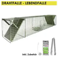 Petigi Lebendfalle Drahtfalle Grün 150 x 29 x 31