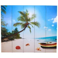 VidaXL Raumteiler klappbar 200 x 170 cm Strand