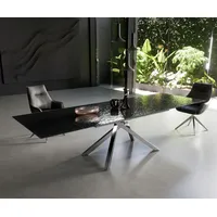 DeLife Edge 200-300 x 75 x 100 cm schwarz