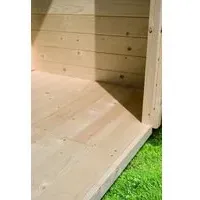 Karibu Fußboden zu Karibu Woodfeeling Gartenhaus Bastrup 7