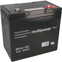Multipower Akku kompatibel E-Mobil E-Scooter Levo Combi 12V 62Ah