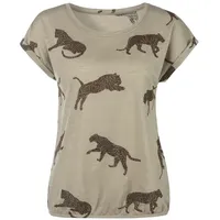 LASCANA T-Shirt Damen leo-bedruckt Gr.36/38