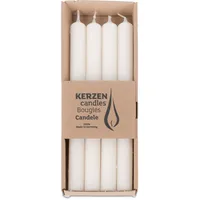 Richard Wenzel Stabkerzen aus Paraffin, Wollweiß, Rustic, WENZEL, 250/22