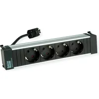 Bachmann POWER FRAME 4xCEE7/3 ALU 0,20m 3G1,5mm2 sw GST18