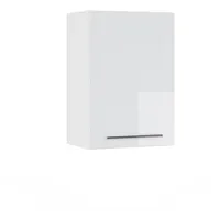 Vicco Badschrank Fame-Line, Weiß Hochglanz/Weiß 50 x 72 cm